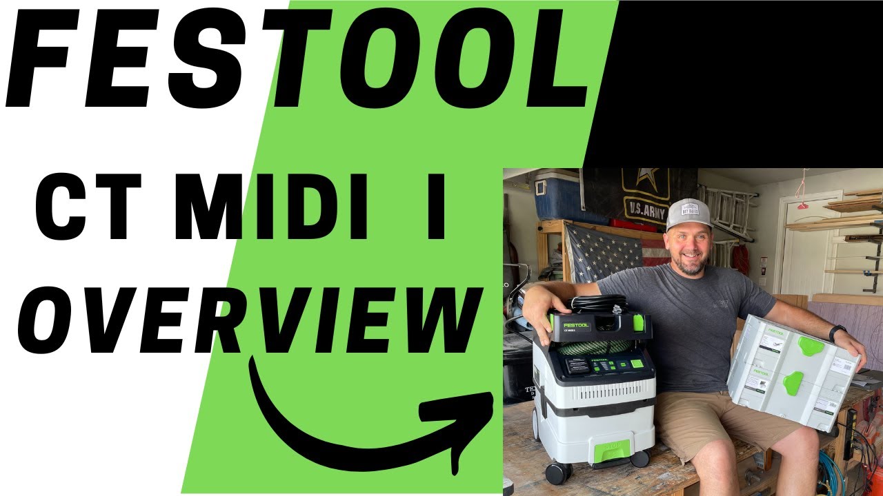 Обзор пылеудаляющего аппарата Festool CT MIDI 1 ll Какой пылеудаляющий аппарат лучше всего?