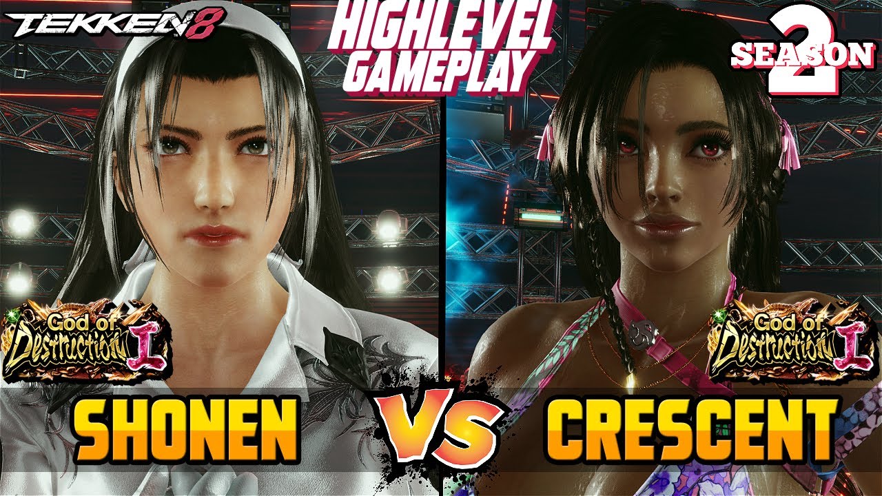 Tekken 8 – SHONEN (Jun Kazama) vs CRESCENT (Miary Zo) – T8 High Level Gameplay!