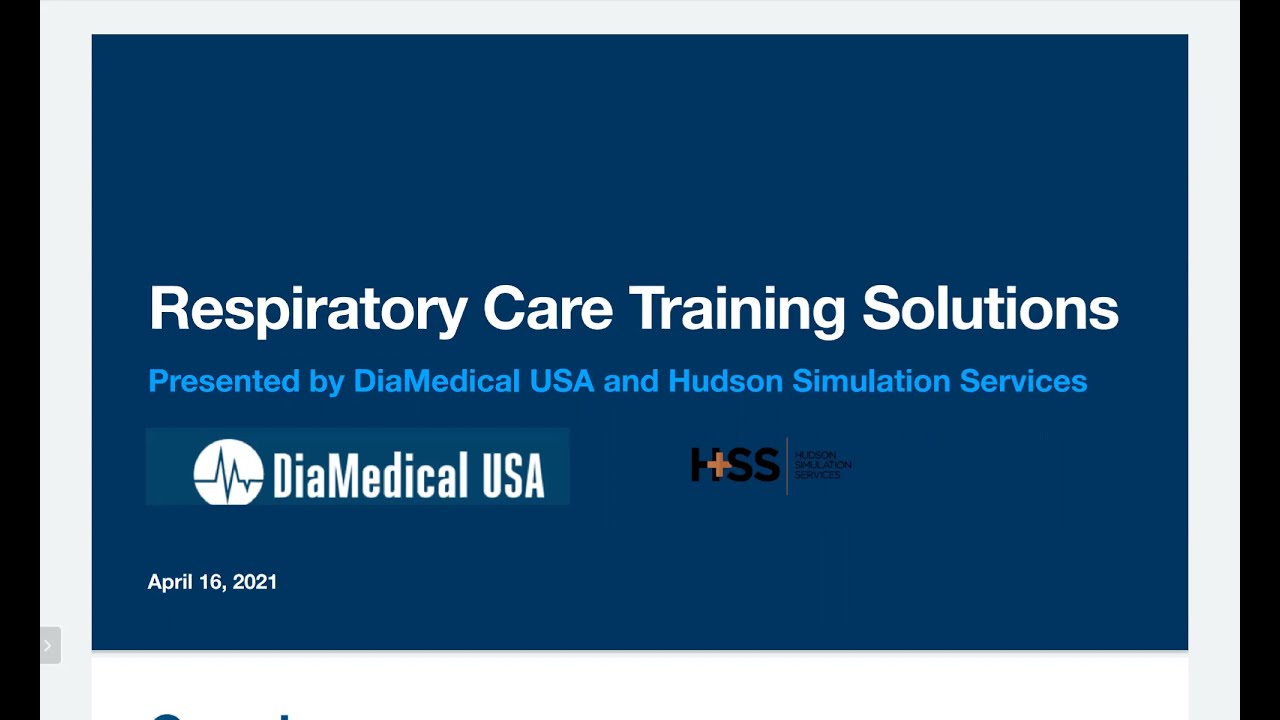 Ventilator Education & Simulation Webinar