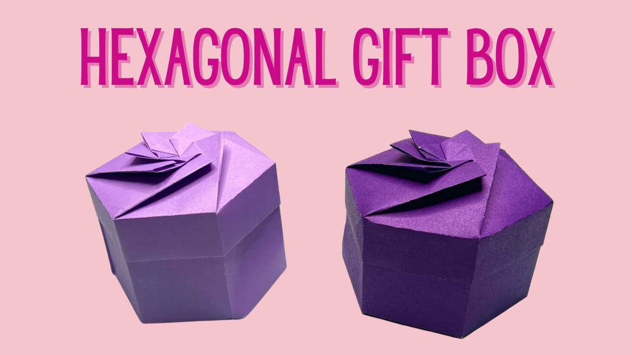 Origami Hexagonal Gift Box | Only 1 Sheet Of Paper Needed!