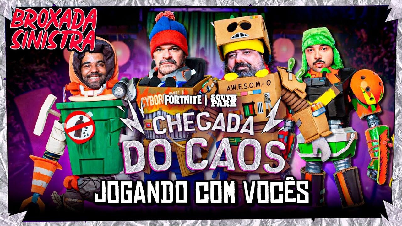 JOGANDO FORTNITE COM VOCÊS! - CHEGADA DO CAOS  (SOUTH PARK)