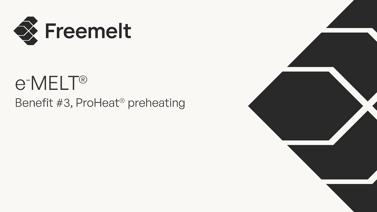 eMELT Benefit 3, ProHeat preheating for fine and smoke-sensitive powders