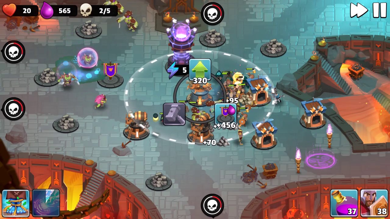 Castle Creeps TD - Chapter 16 Level 63-Tainted Stone 3 Stars