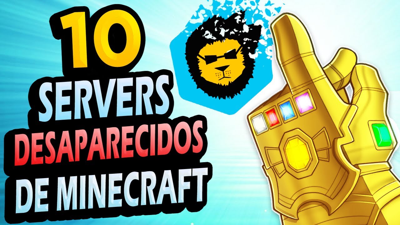 💀 10 Servidores Exitosos Que DESAPARECIERON de Minecraft!!!