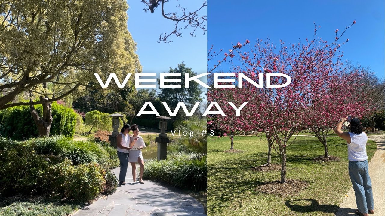 #3 Weekend Vlog: Coastal Getaway to Hunter Valley Gardens & Newcastle NSW, Australia