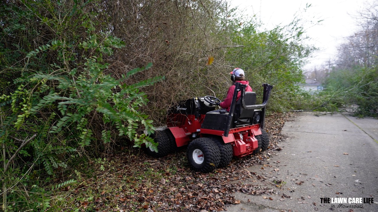 They Called the Cops on ME!  But I still did some Extreme Brush Mowing w the Ventrac before I left!