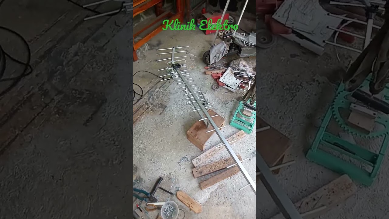 Antena Yagi penerima sinyal tv digital, sangat sensitif