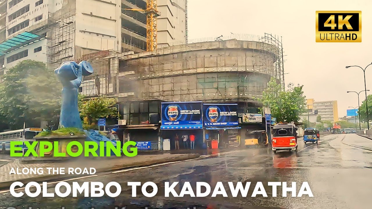 Colombo to Kadawatha road trip #1 street view in 4K | #roadtrip