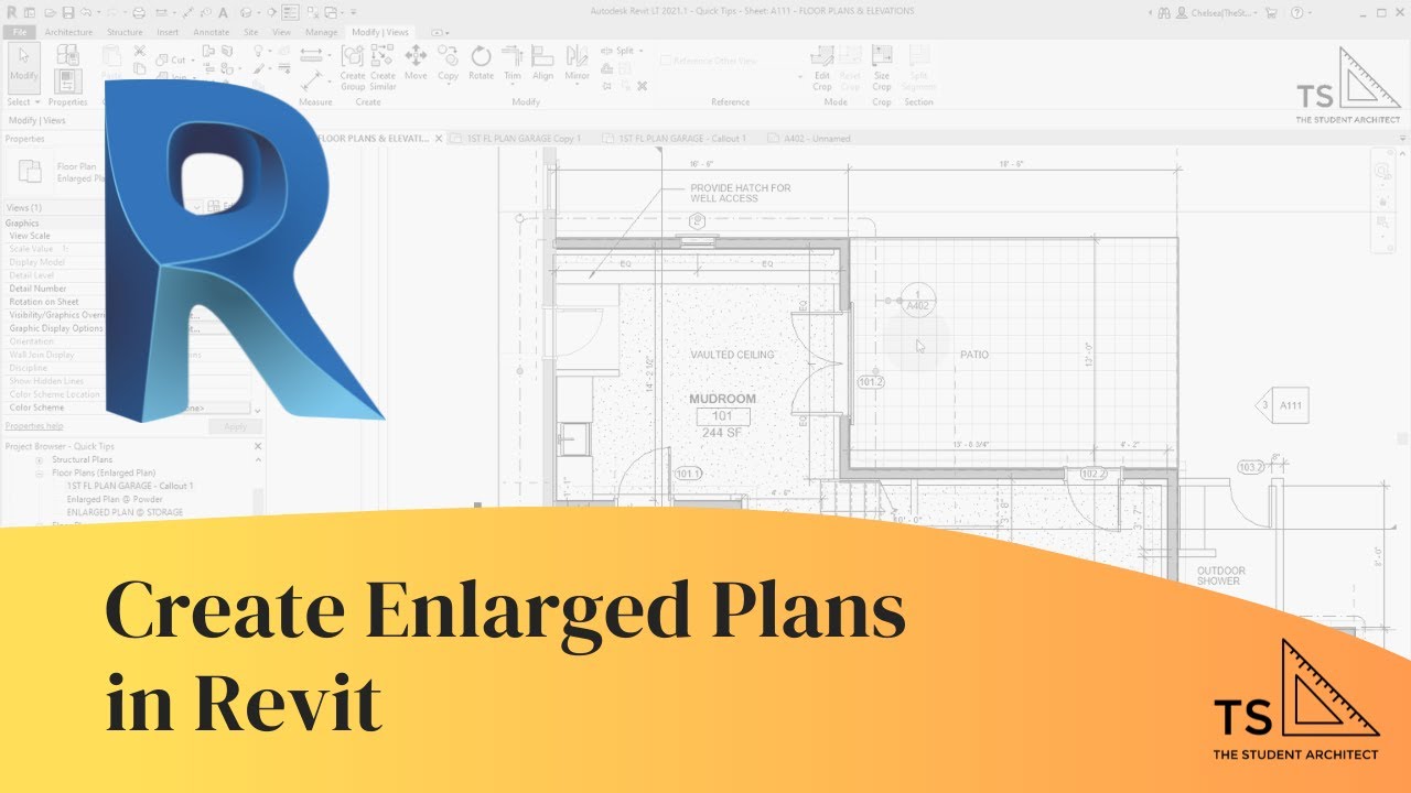 Лучший способ создания увеличенных планов в Revit