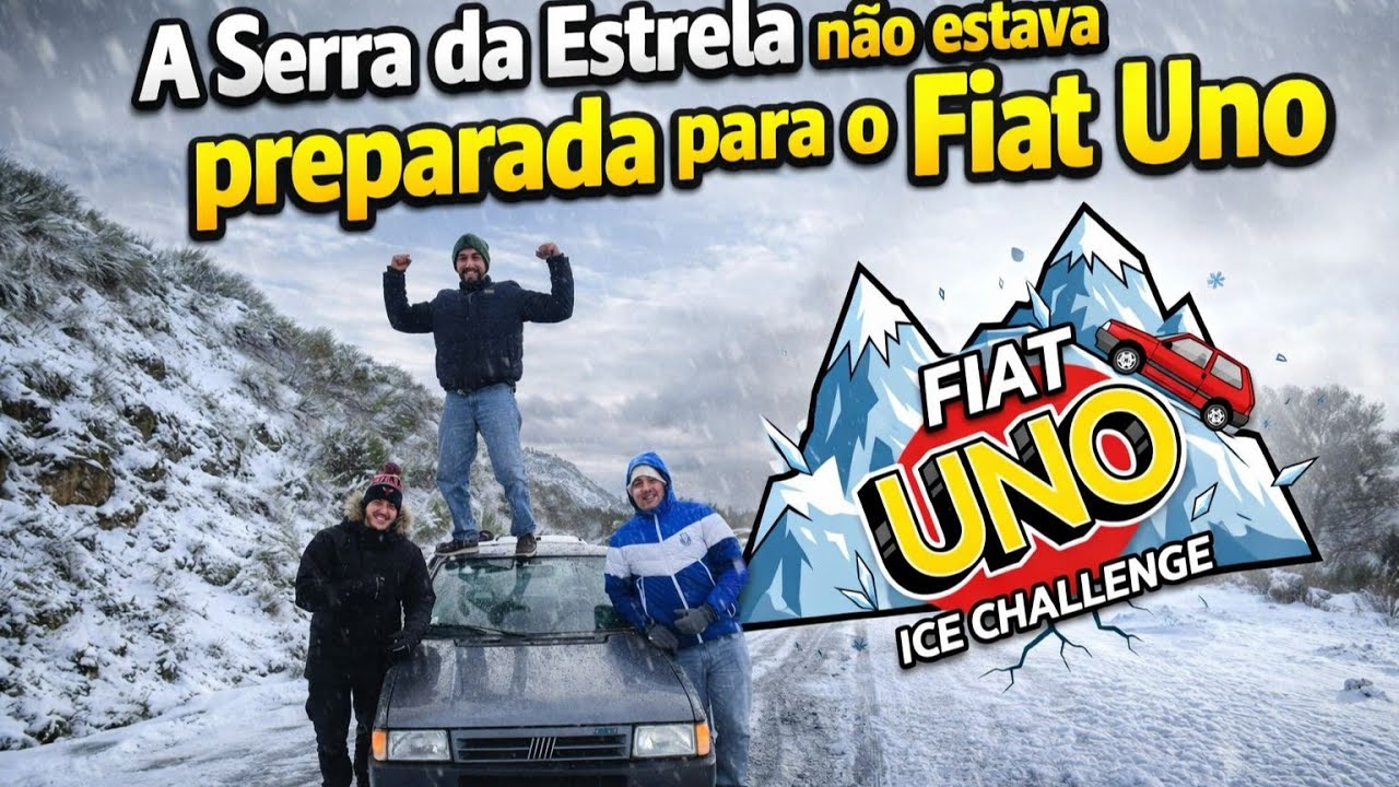 A SERRA DA ESTRELA NÃO ESTAVA PREPARADA PARA O FIAT UNO!!! | Esteves Drive PT