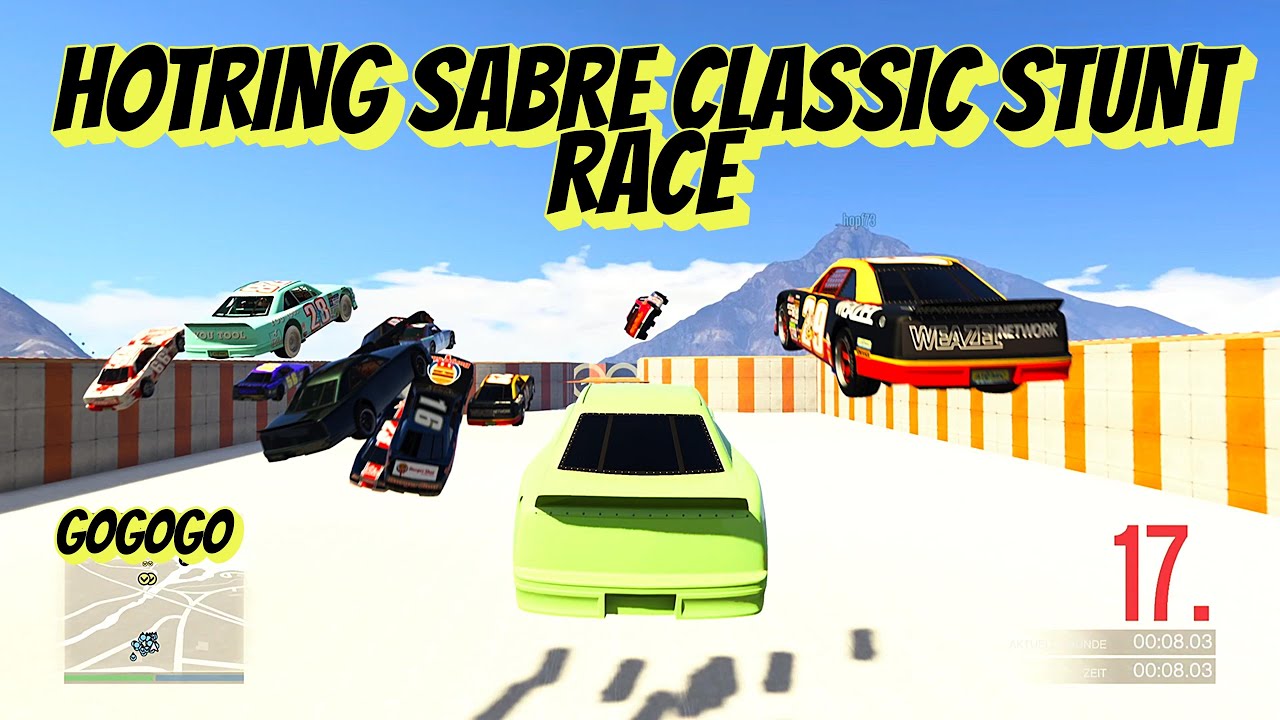 GTA 5 Hotring SABRE Classic Stunt Race 💨🔥