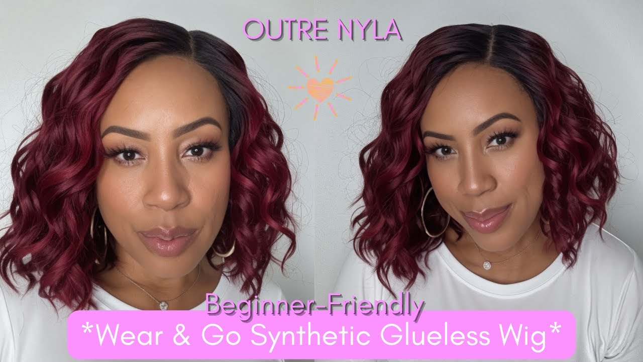 Outre NYLA Synthetic Hair Sleeklay Part HD Lace Front Wig l Ultimate Beginner Friendly Wig for $33!