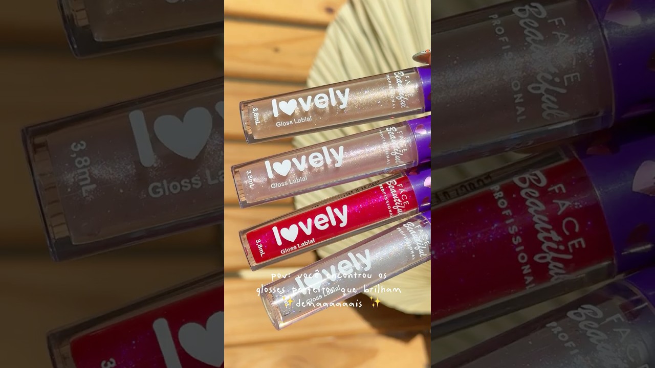 Voc&ecirc; achou o volume gloss colorido perfeito #facebeautiful