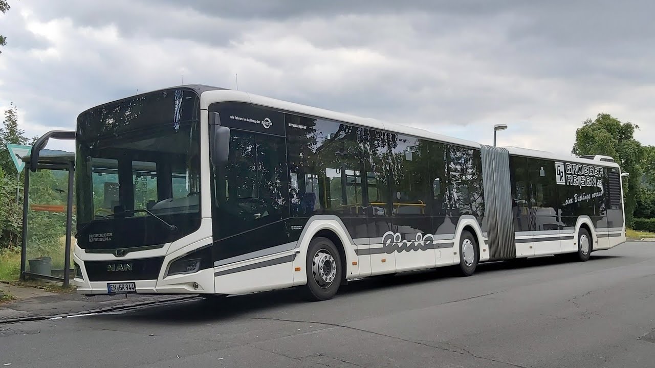 [Sound] Bus MAN NG 360 Hybrid (18C) | EN-GR 944 | Groeger Reisen GmbH, Hattingen (Ennepe-Ruhr-Kreis)