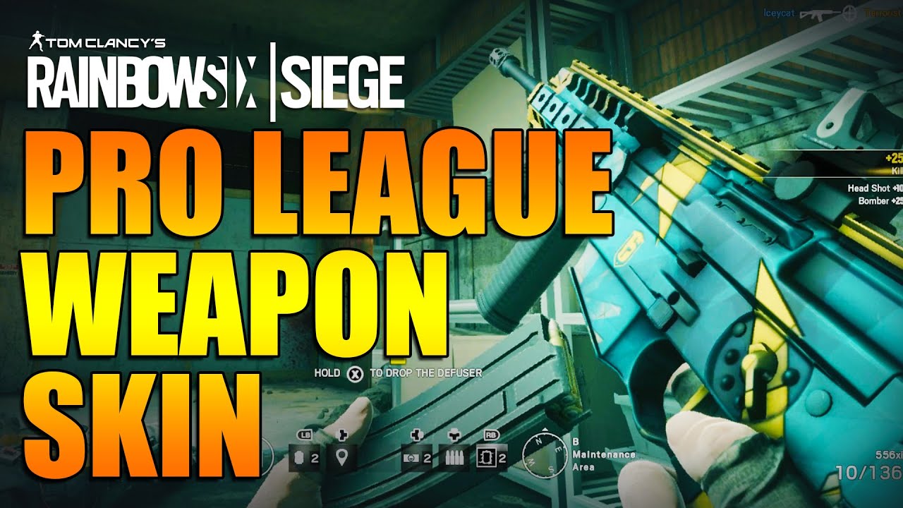 Rainbow Six Siege - In Depth: PRO LEAGUE WEAPON SKIN REVIEW