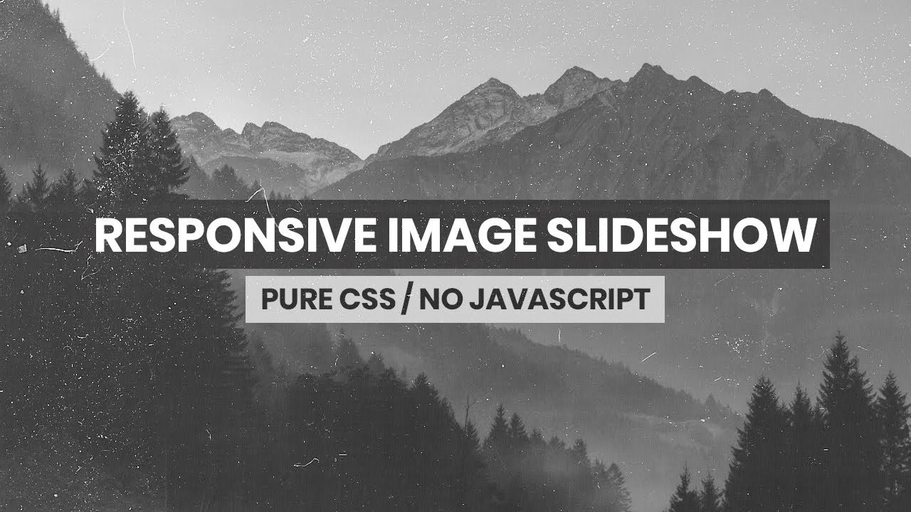 Responsive Image Slideshow | HTML & CSS