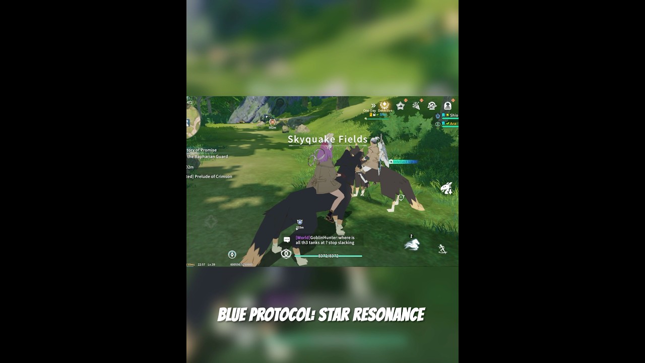 Blue protocol gameplay 