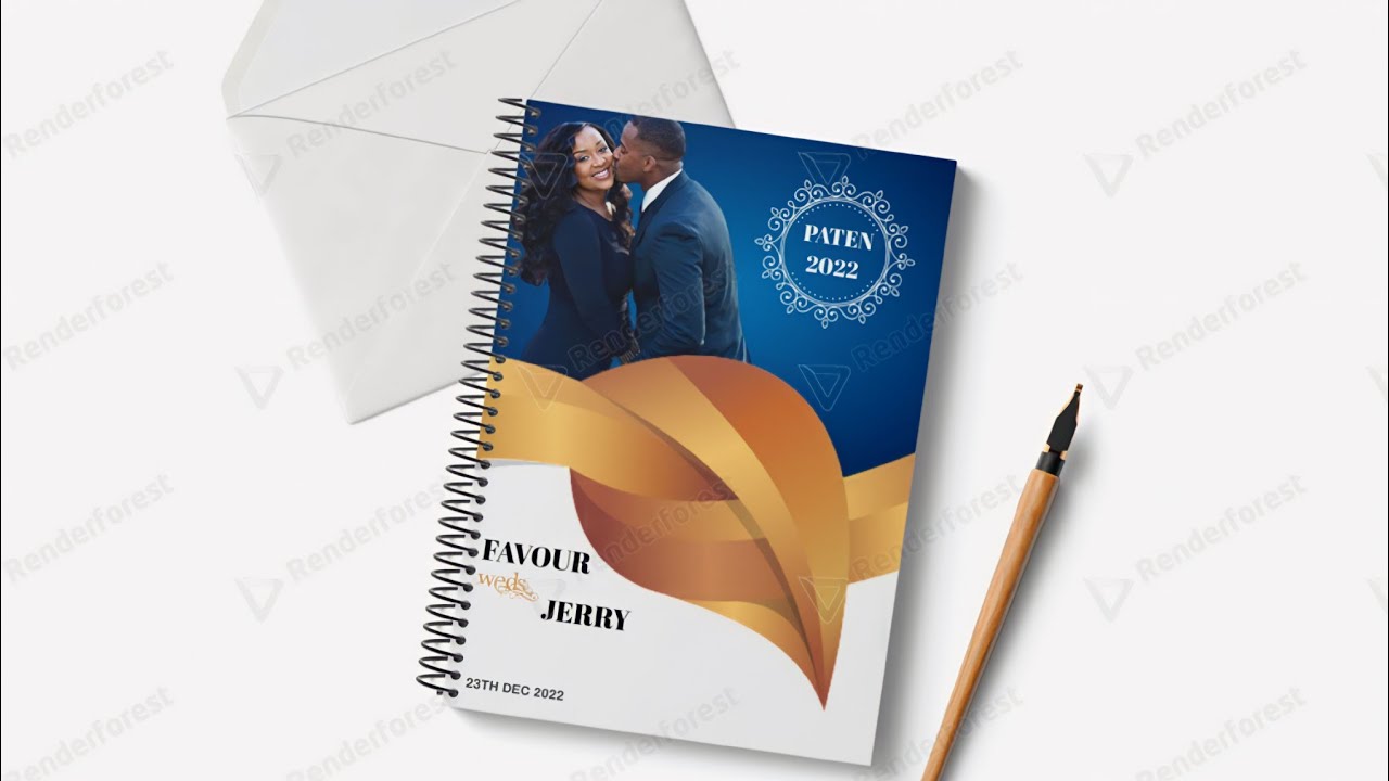 Профессиональный дизайн свадебного блокнота | Учебник Pixellab | Дизайн jerrygraphic247