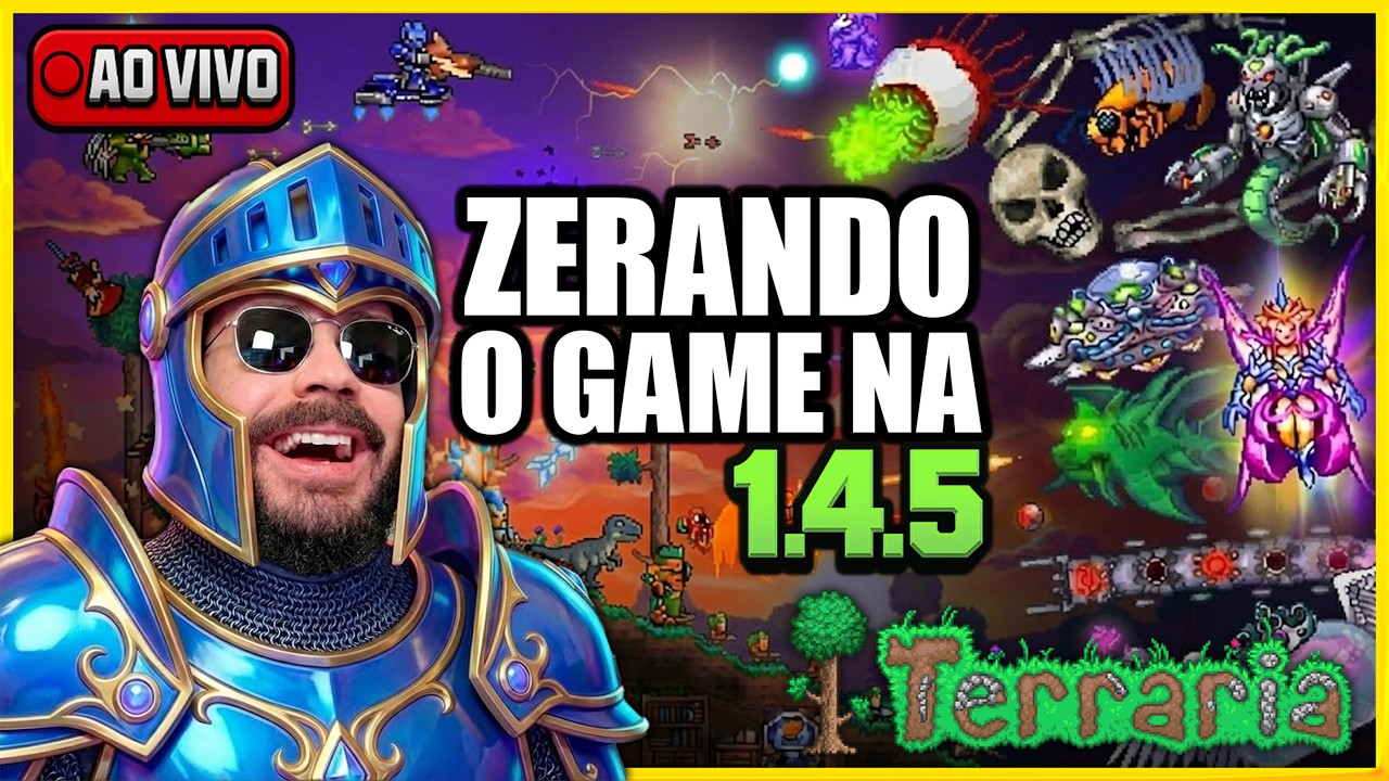 🌟 TERRARIA 1.4.5 • ZERANDO O GAME + BUSCA DA PLATINA ⚔️ Ao Vivo • Master Mode #06