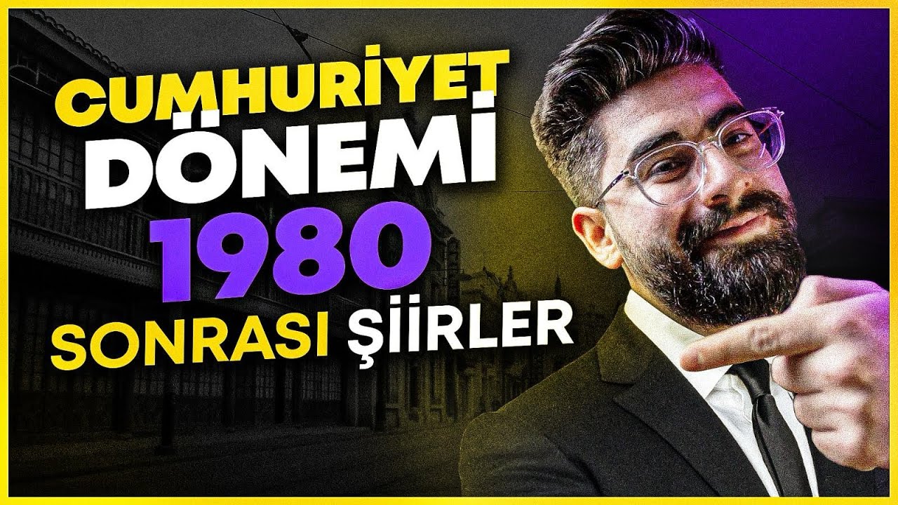 CUMHURİYET DÖNEMİ 80 SONRASI ŞİİR | 47 GÜNDE AYT EDEBİYAT KAMPI ( 37-47) 2025