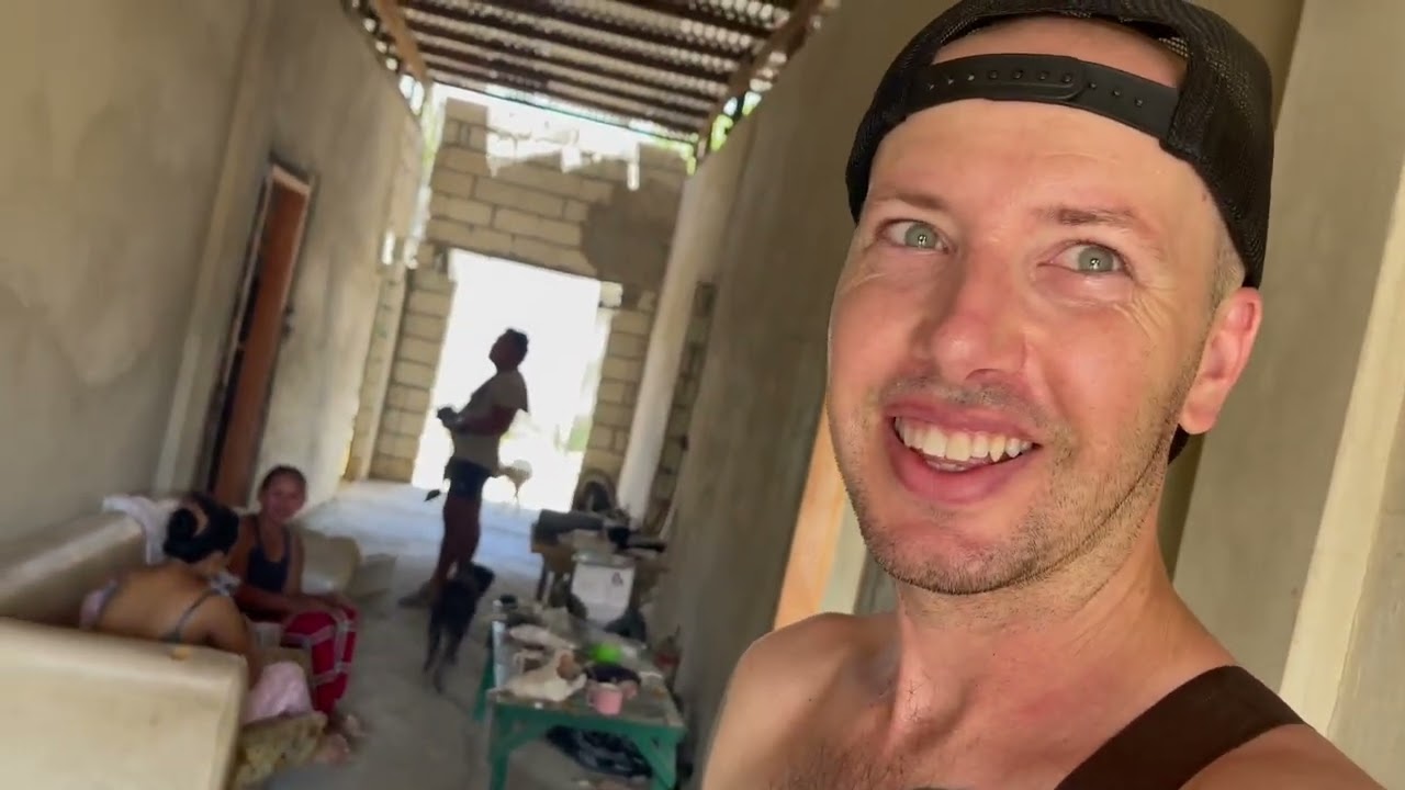 HOUSE DOOR FRAMES GETTING INSTALLED!! QUICK TOUR WITH WILLIAM FROM @The Cade Family
