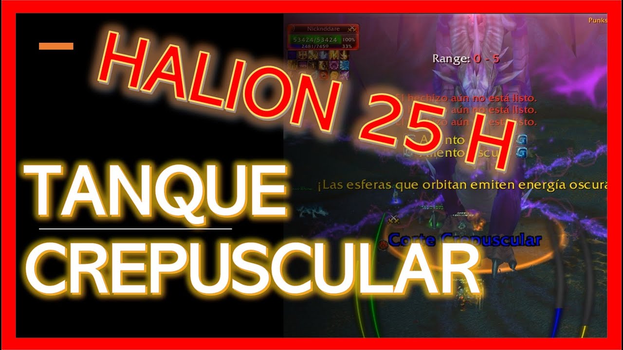 #1 Como TANKEAR HALION 25 H | ⭐Tanquea como DIOS!!⭐ SR 25 H CREPUSCULAR - (10 H) | GUIA DEFINITIVA