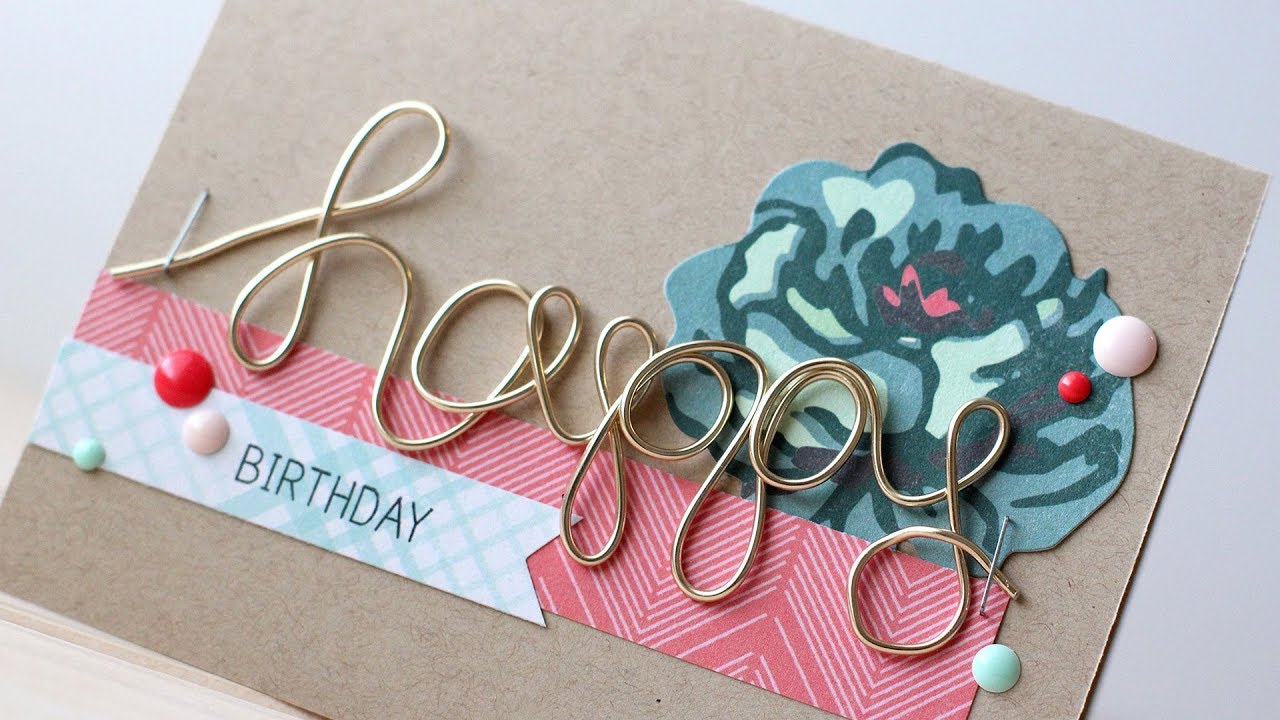 Two Many Cards Series ft. We R Memory Keepers Happy Jig