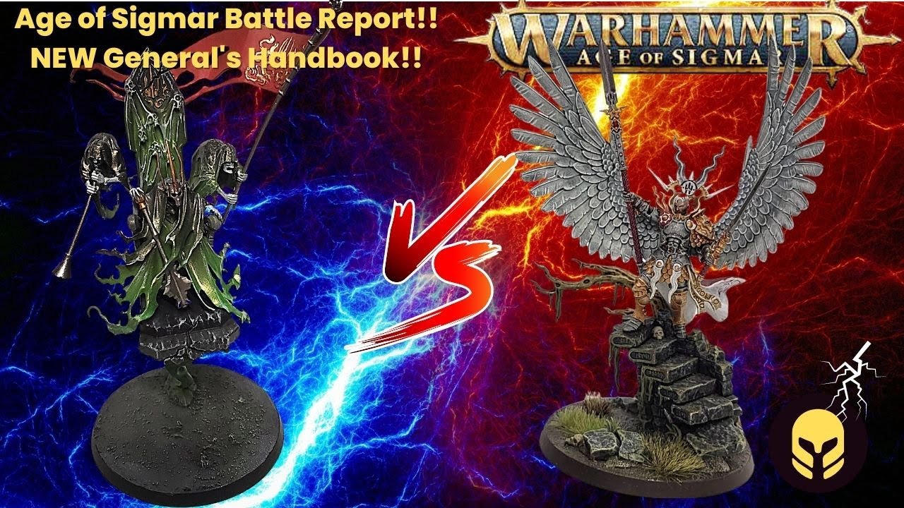 NEW GHB! Age of Sigmar Battle Report: Stormcast vs Nighthaunt: Hammers of Sigmar Vs Emerald Host!!!