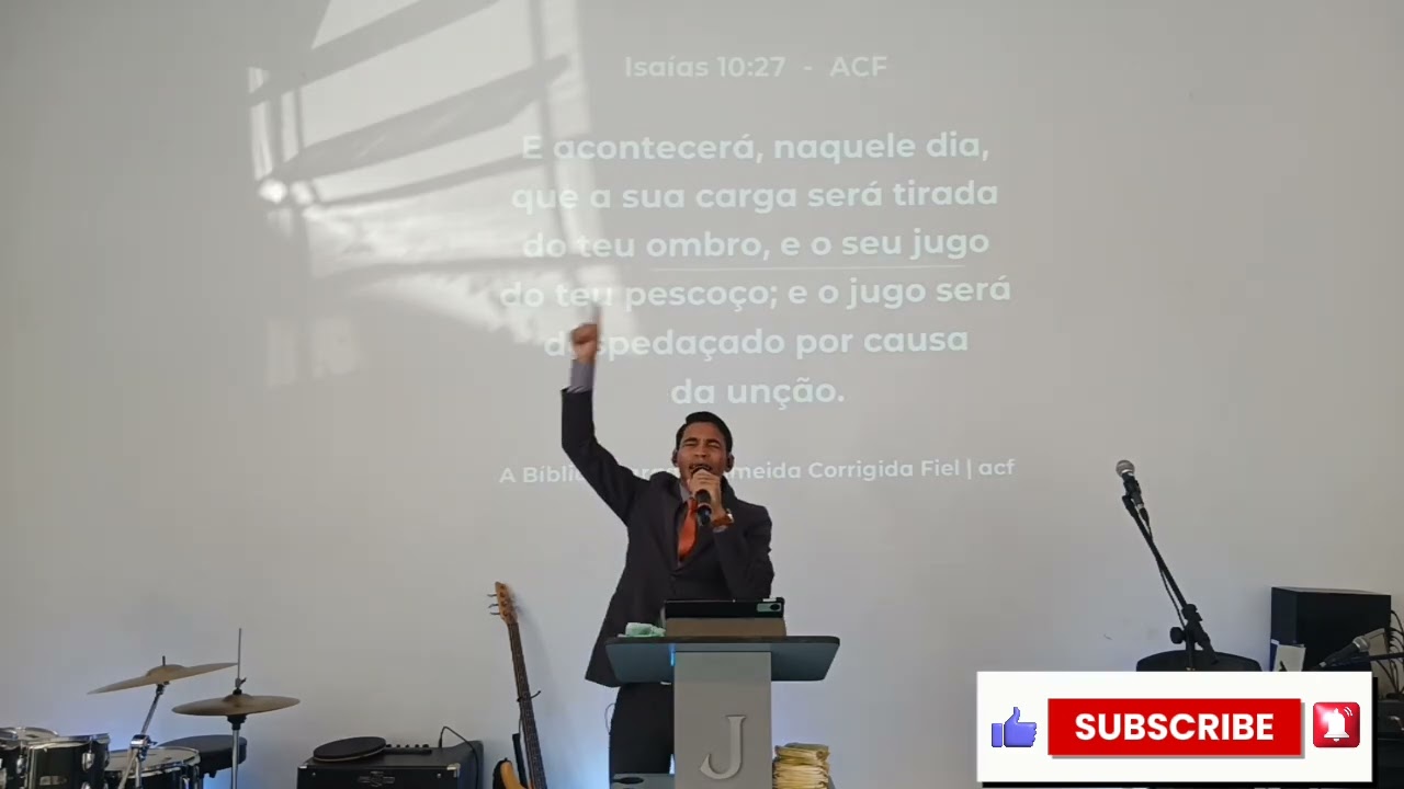 TEMA: Jugo será quebrado por causa da unção/Pr. Ezequias Bispo 