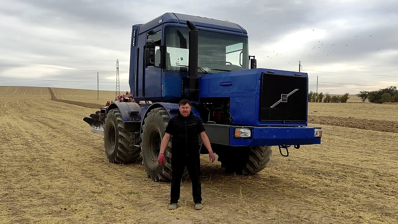 ИСПЫТАНИЕ В ПОЛЕ/Трактор К-700 с кабиной Renault Magnum показал себя в деле!!!
