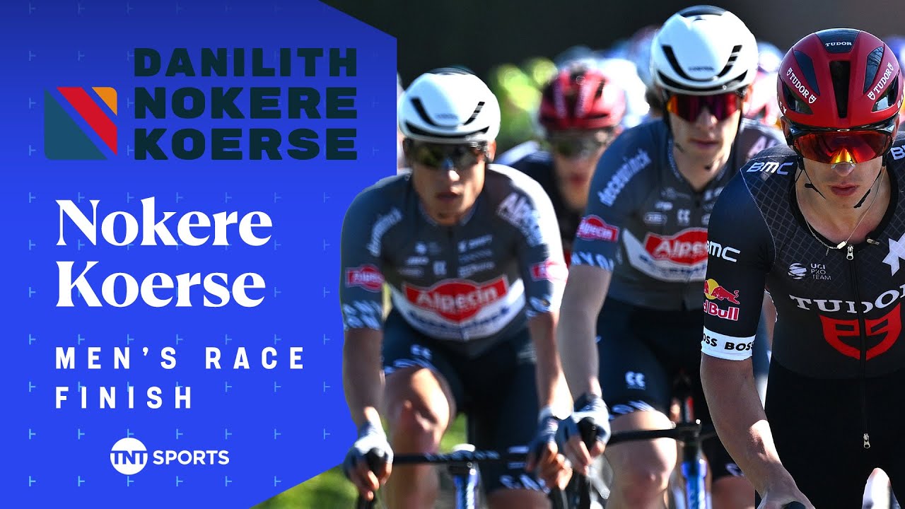 DRAMA AT THE FINISH! 🫨 | 2025 Nokere Koerse Men's Final KM's | TNT Sports Cycling