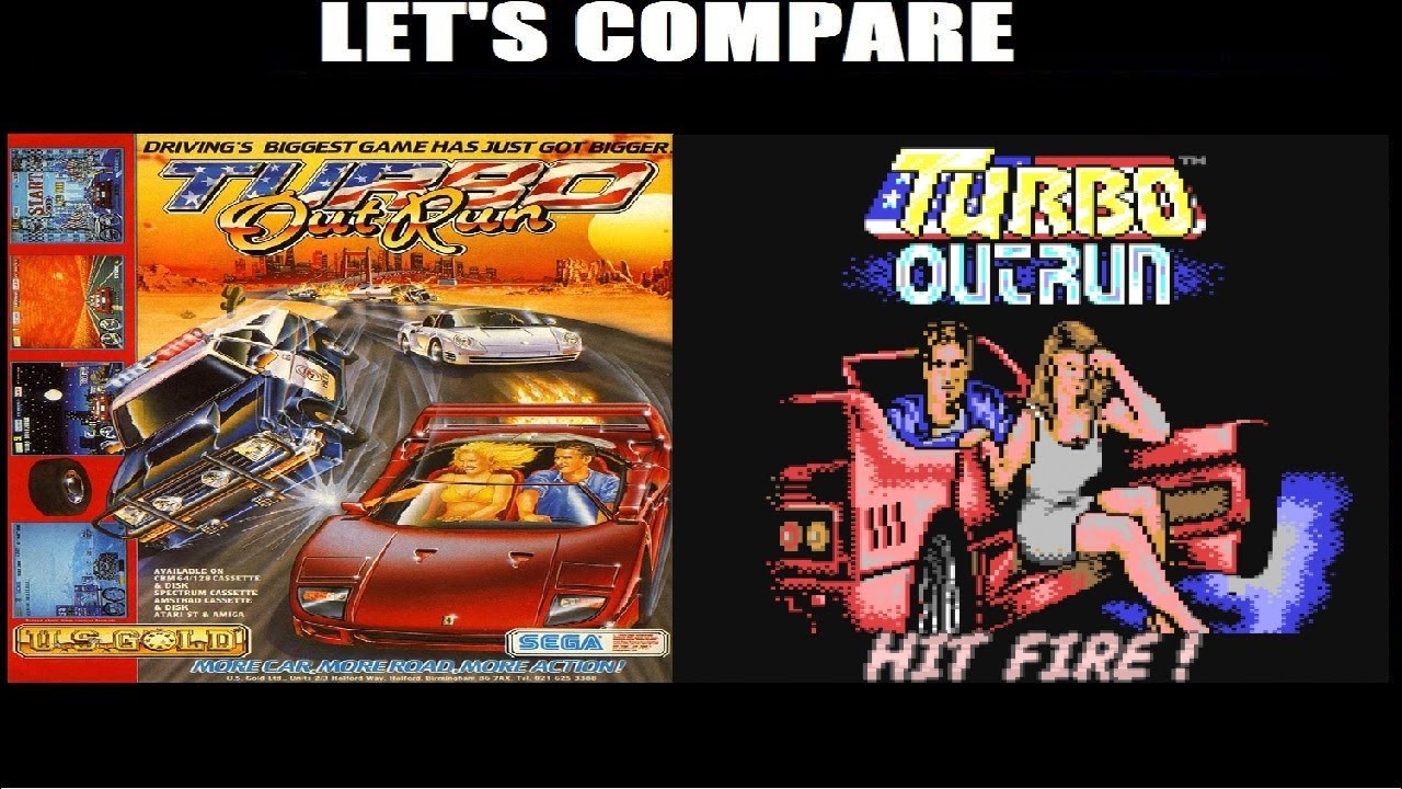 Let's Compare = Turbo OutRun (Spectrum/Amstrad/C64/Atari ST/Amiga)