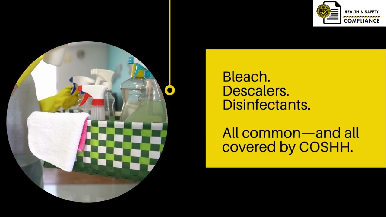 COSHH compliance for cleaning businesses 1
