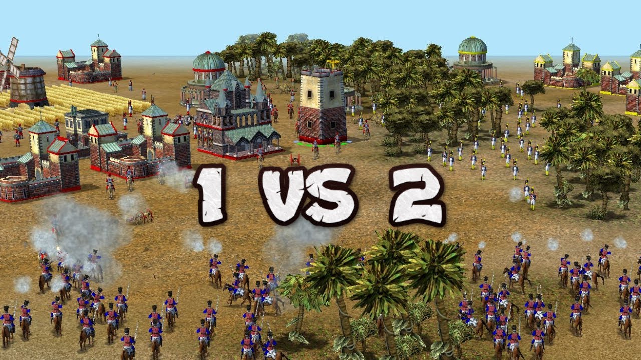 EMPIRE EARTH: 1V2 GAMEPLAY | HARD DIFFICULTY | INDUSTRIAL EPOCH