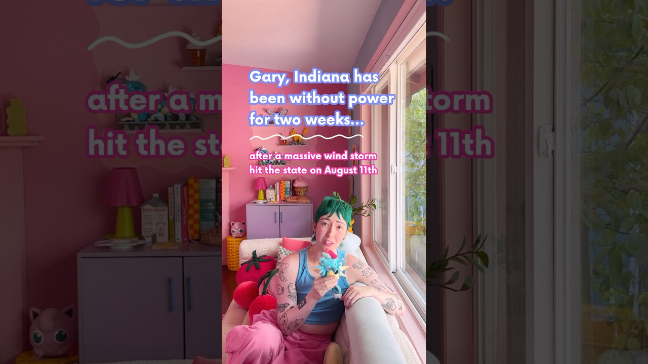 Gary, Indiana has been out of power for TWO WHOLE weeks!!!