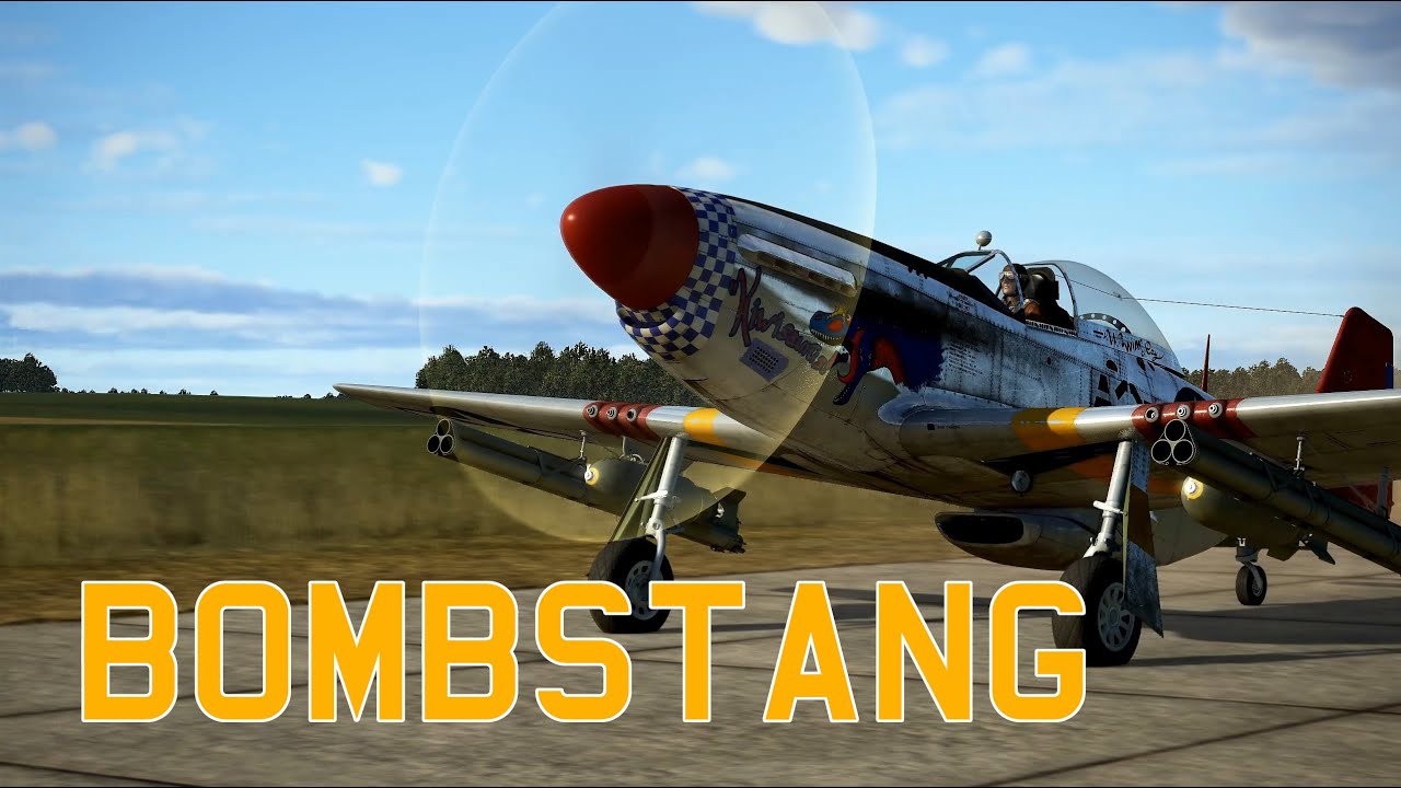 P-51 Bombstang | IL 2 VR Gameplay