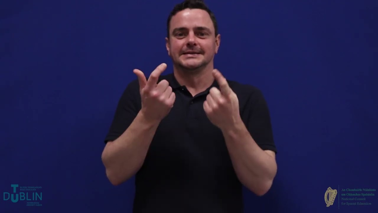 Irish Sign Language (ISL) Learn 20 School Sign