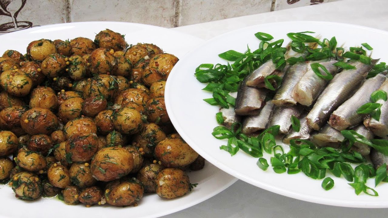 Картошка и Тюлька на ужин! Что может быть вкуснее?