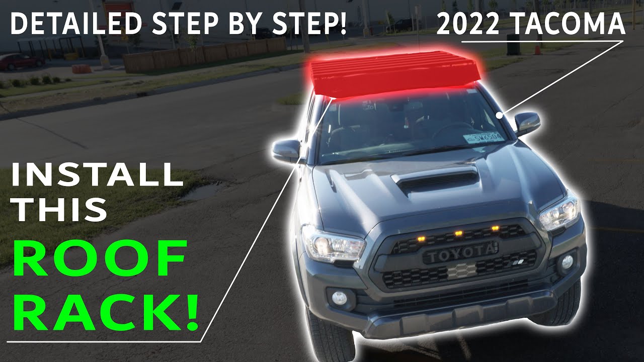 Установка багажника на крышу PRINSU на Toyota TACOMA TRD Sport 2022 года | Легко своими руками