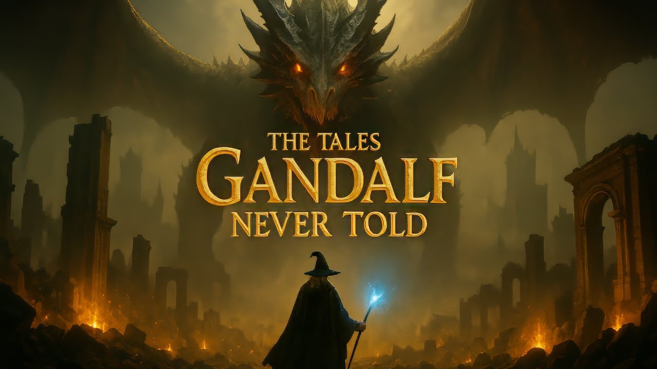 The Tales Gandalf Never Told | Cozy LOTR Sleep Story | Middle-earth ASMR for Deep Sleep