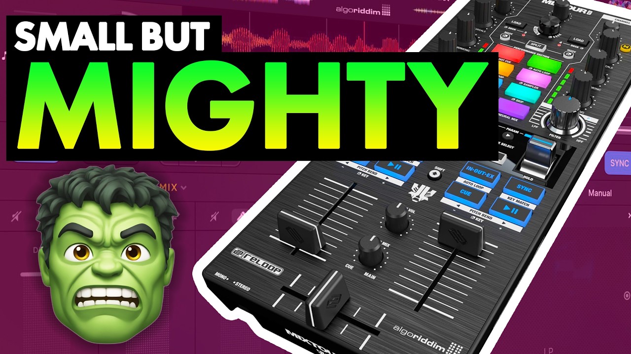 Reloop Mixtour Pro Review - Micro DJ controller with powerful 4-deck control!