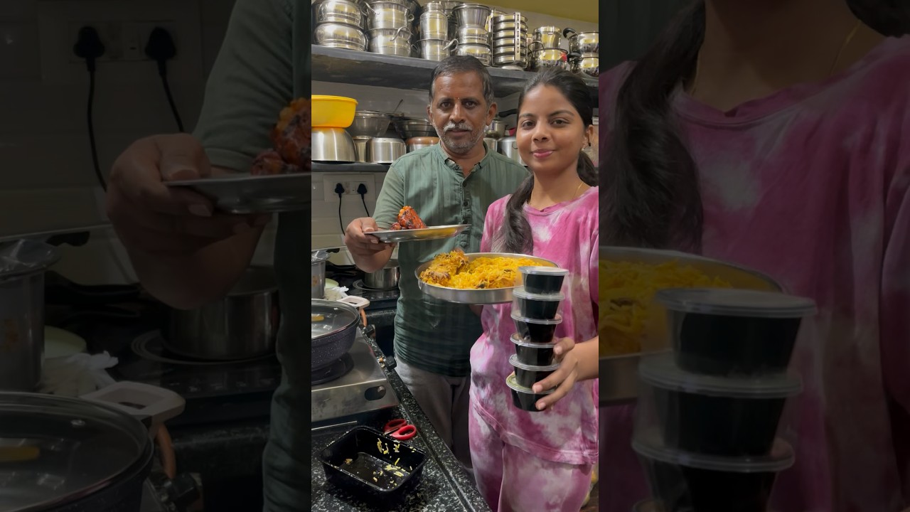 Minivlog#274 🙋&zwj;♀️Biriyani la vara chicken piece yarukellam pudikadhu🍗😅Night dinner Vlog #diml #yt