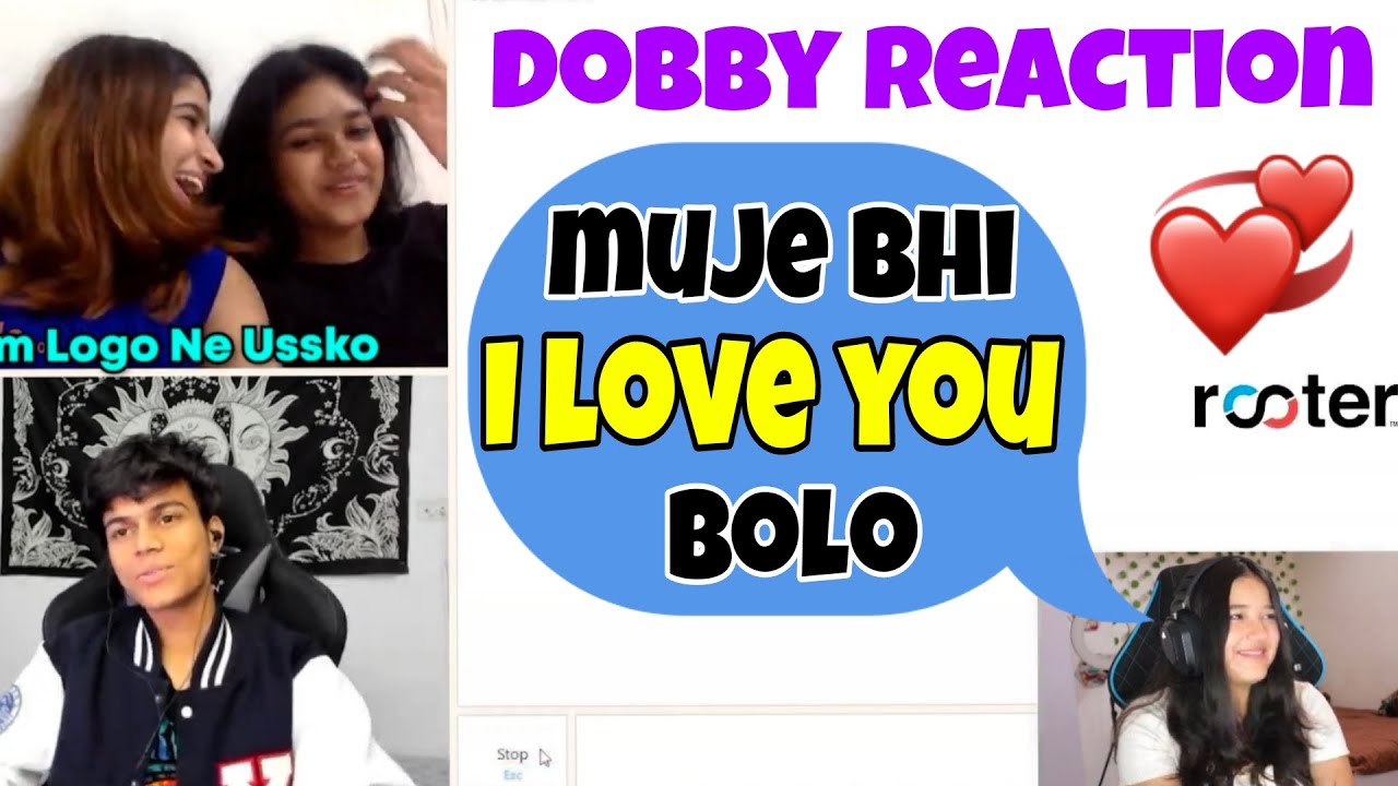 Dobby reaction on adarshuc omegle | omegle video | reaction video |