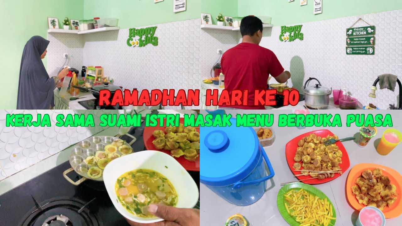 Rutinitas 9 Ramadhan || Masak menu simpel || Bikin tiga macam takjil untuk berbuka ||