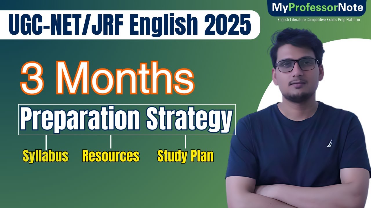 UGC NET English Literature JUNE 2025 -  3 Months Preparation Strategy for UGC NET June 2025