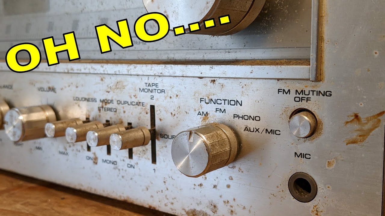 Will this ABANDONED eBay Pioneer SX-750 make sound?