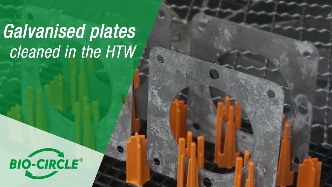 Cleaning zinc-coated metal sheets | Removing swarf | Bio-Circle
