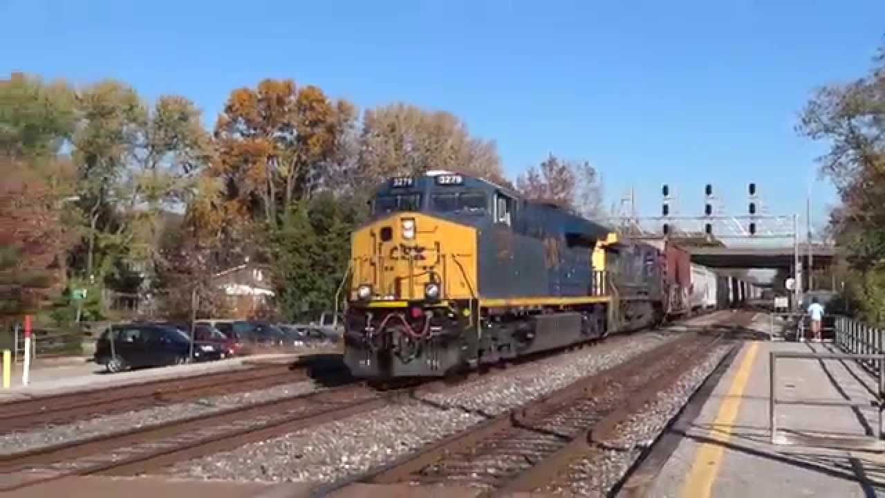 New CSX Tier 4 Emissions GE ET44AH Train Engine