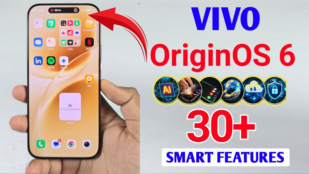 Vivo OriginOS 6 top 30 Hidden Features | Vivo Android 16 Tips & Tricks
