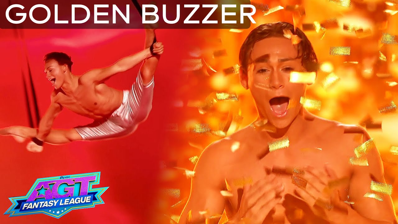 Golden Buzzer: Aidan Bryant SPINNING Like TUMBLE DRY !!!| Finalist | AGT Fantasy League 2024